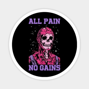 All Pain No Gains Magnet